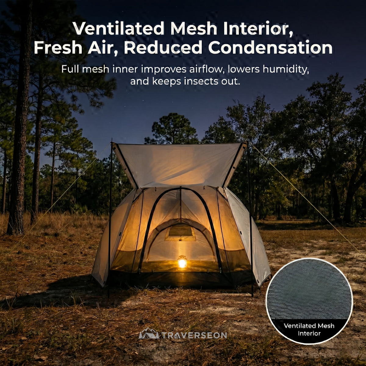 AeroDuo 2P Ultralight Tunnel Tent — 1.58 kg Compact Shelter