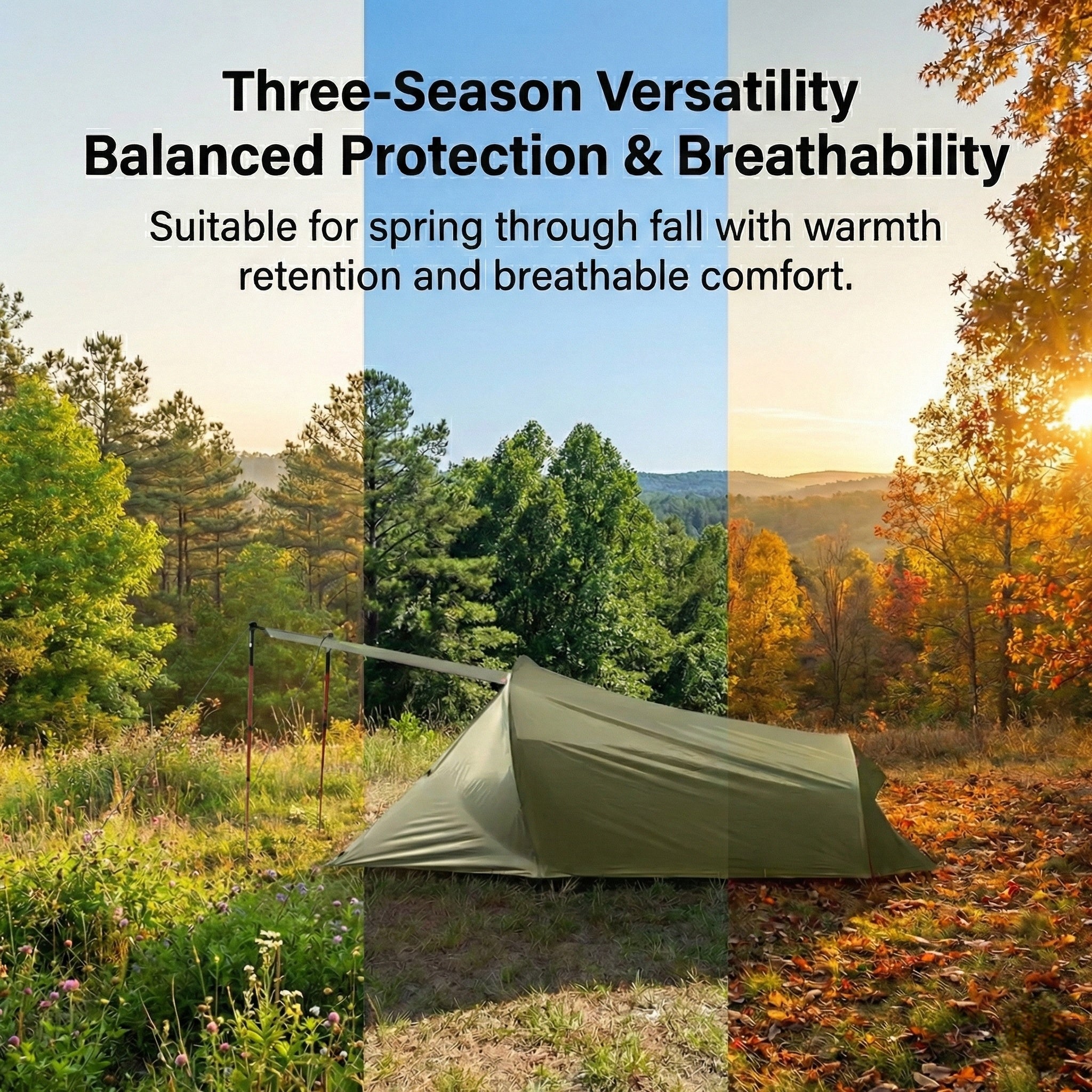 AeroDuo 2P Ultralight Tunnel Tent — 1.58 kg Compact Shelter