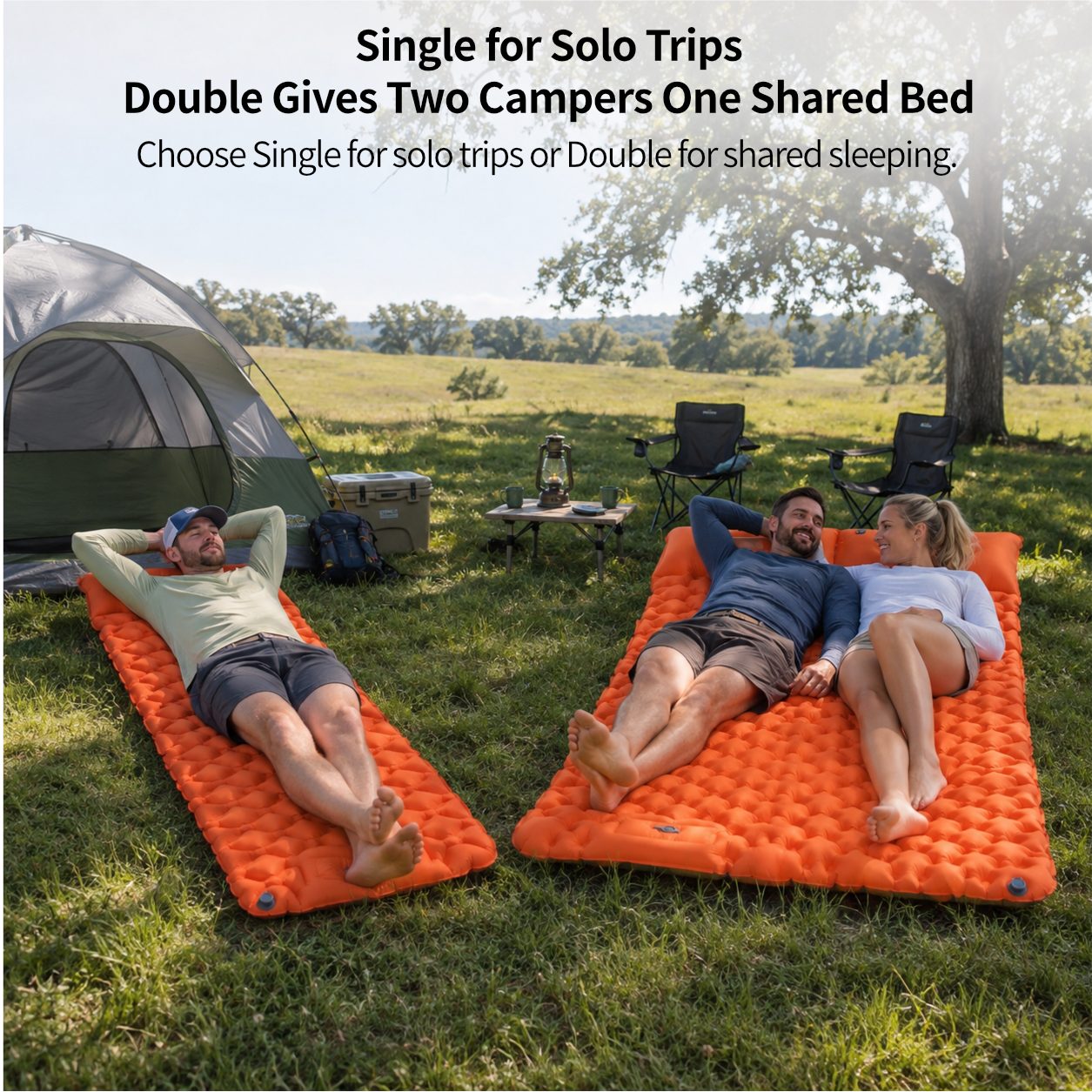 Traverseon AirLift™ Ultralight Quick Inflate Camping Mattress