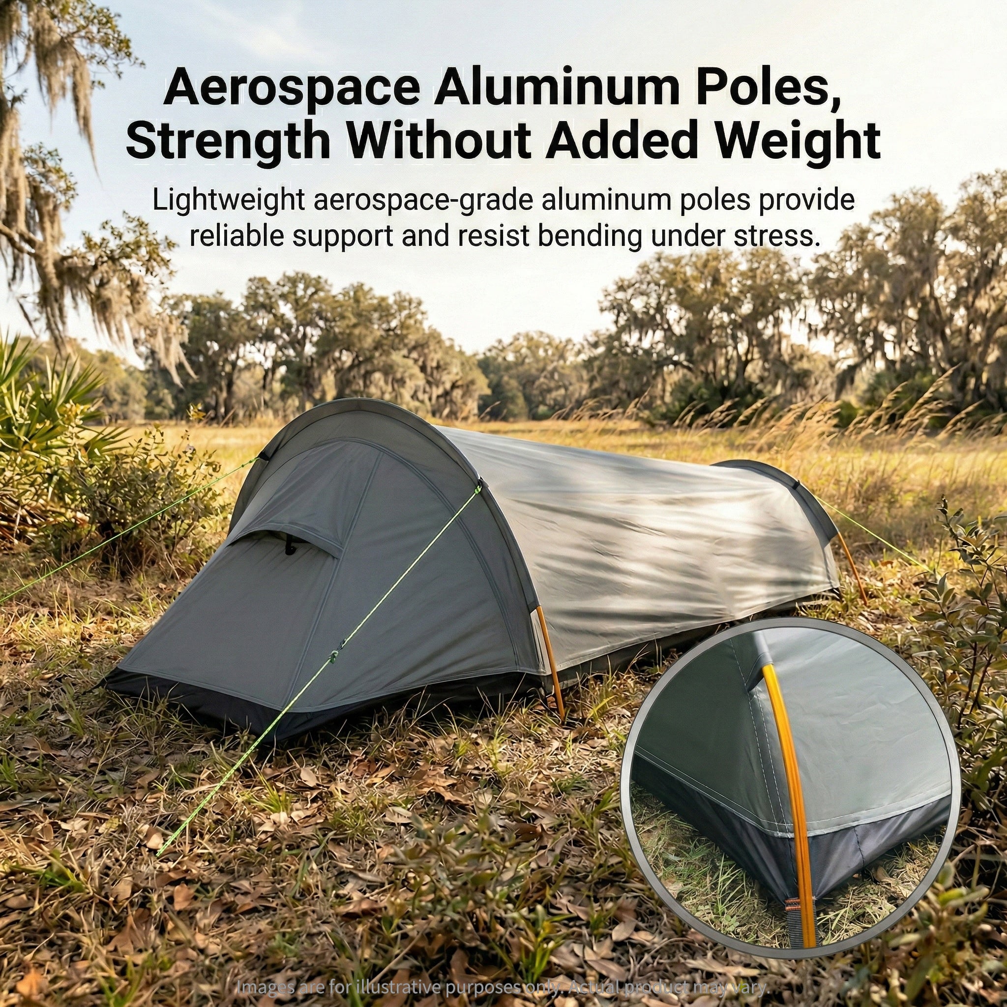 Traverseon Bivy Tent, 830g Ultralight Backpacking Shelter