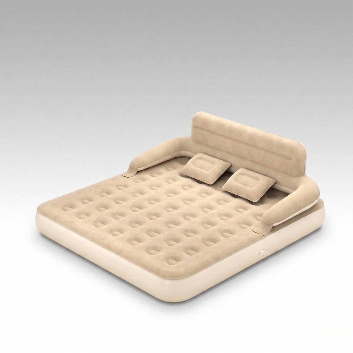 Air Mattress – Inflatable Bed Twin/Double Backrest Camping Outdoor | Traverseon