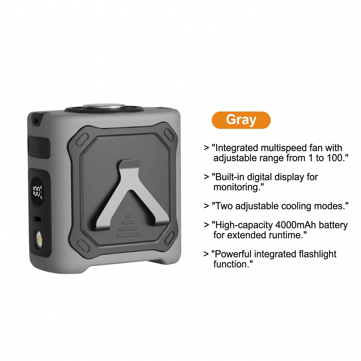 Wearable Waist Cooling Fan – Semiconductor Portable Clip Fan | Traverseon