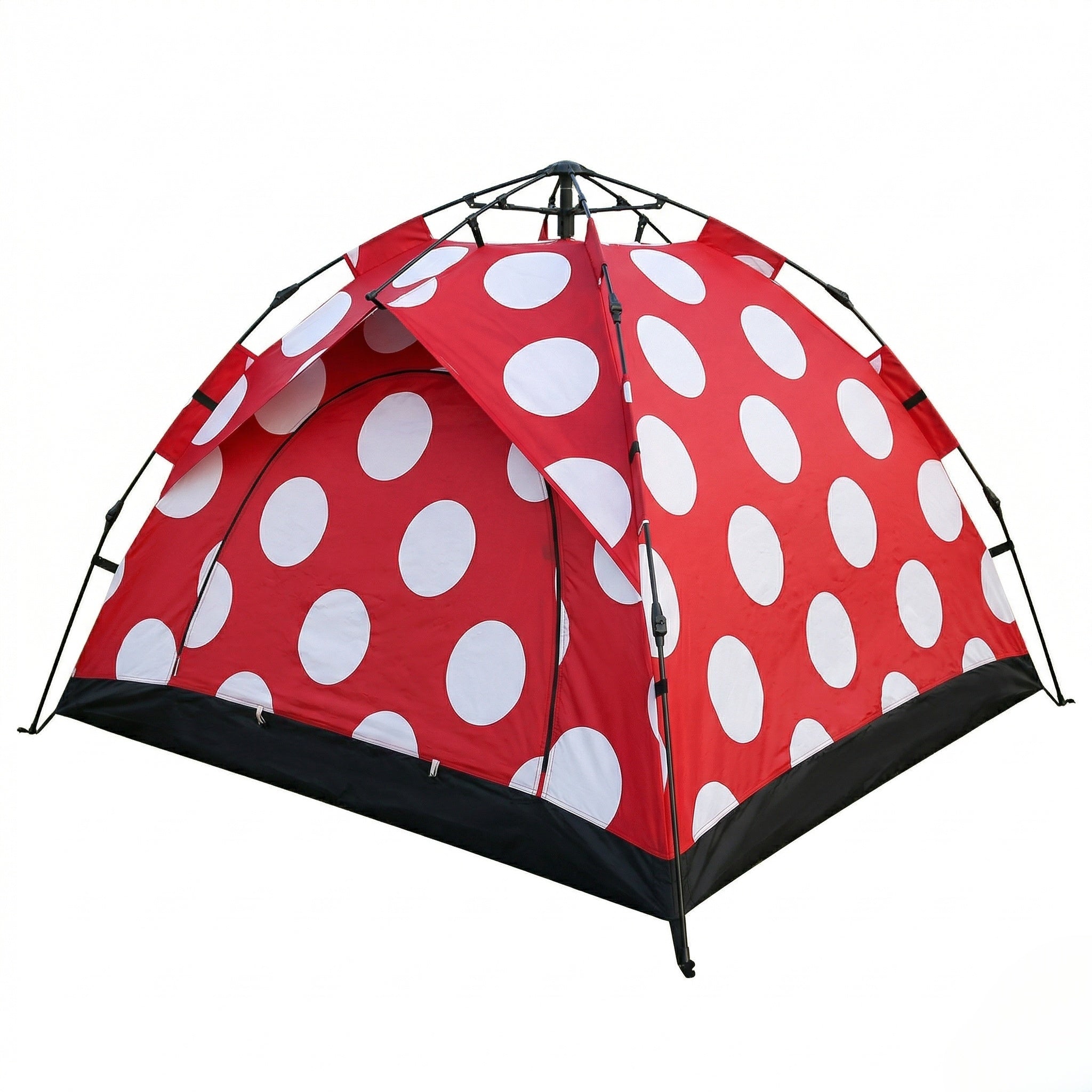 Spring Automatic Camping Tent – 3–4 Person Waterproof UV Sun Shelter | Traverseon