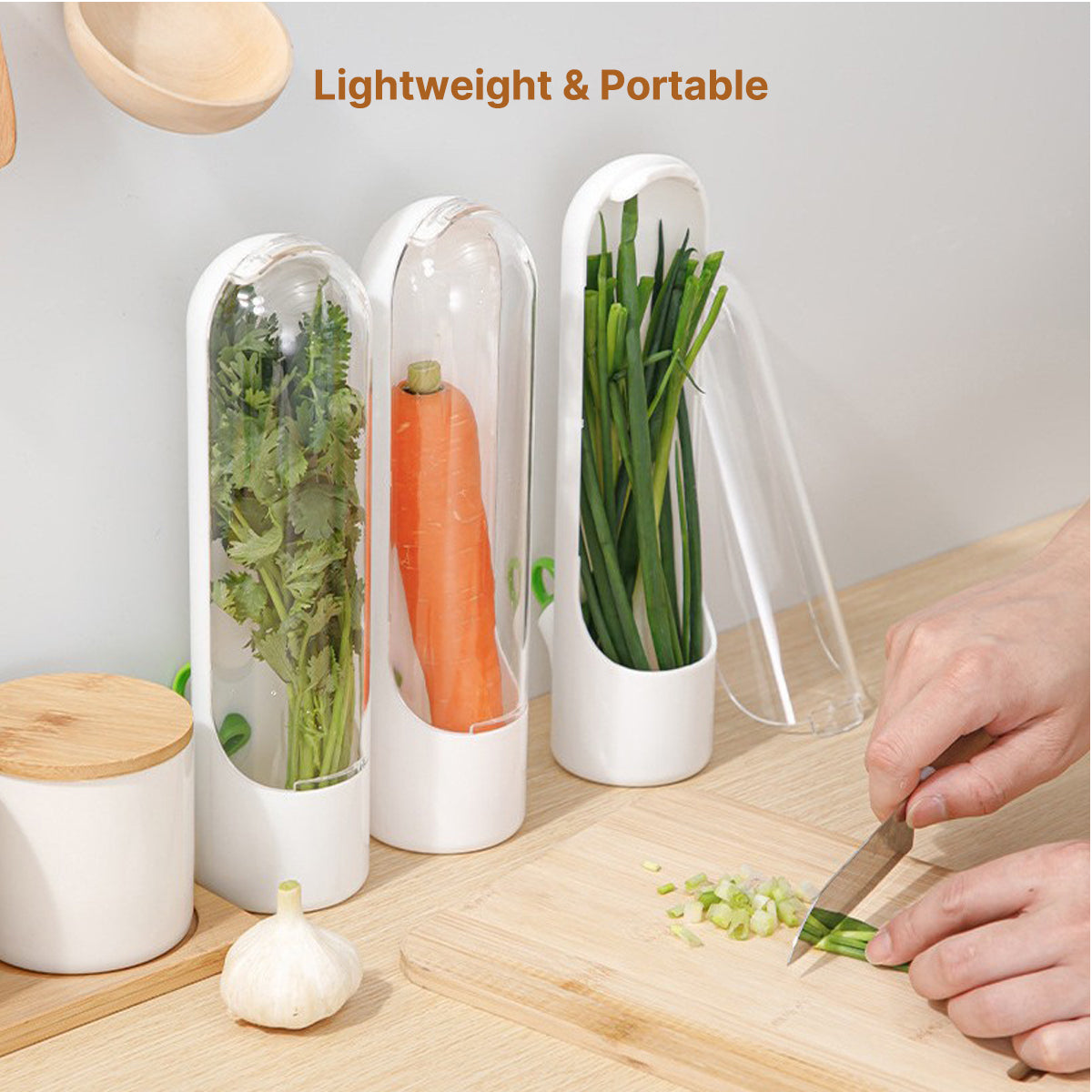 FreshKeep Herb & Veggie Storage Container