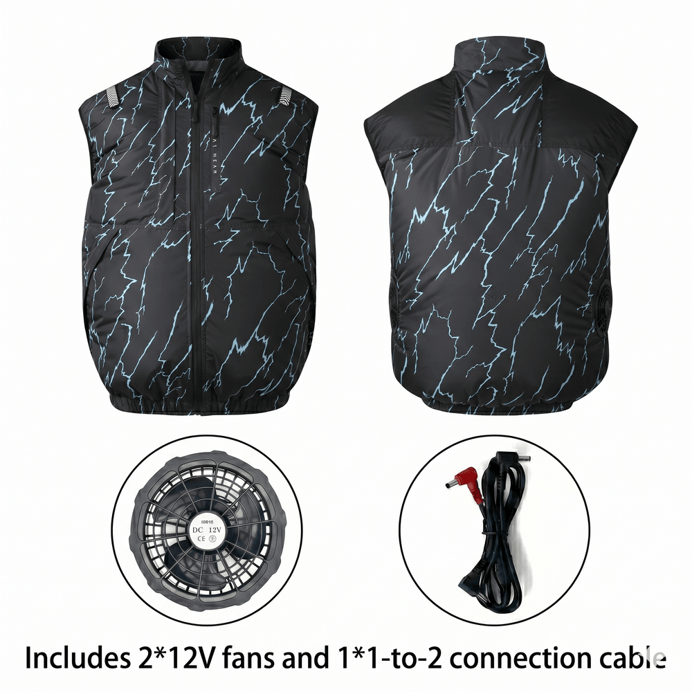 Cooling Vest Jacket for Men Women – Dual Fan UV Water Resistant Work Vest | Traverseon