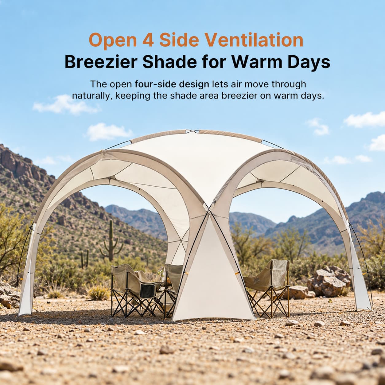 Family Dome Canopy Tent – 4–12 Person Sun Shelter, 10x10 & 14x14 ft | Traverseon