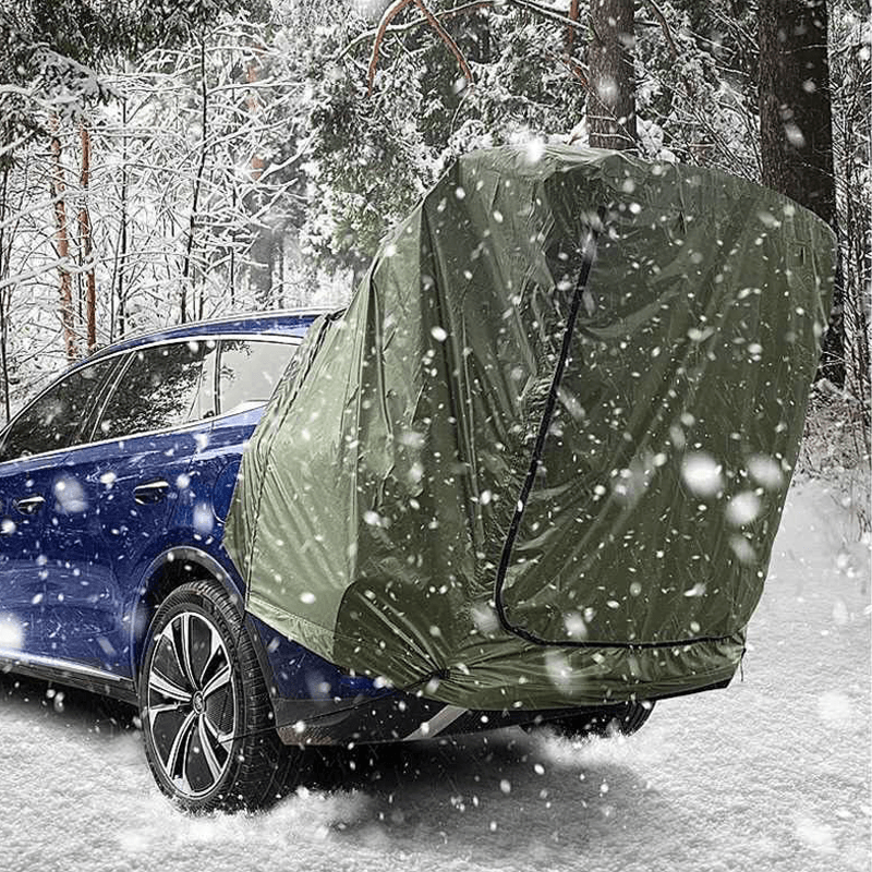 Car Camping Tent-2-3 Person Leak-Resistant SUV Tailgate Tent with Rear Awning | Traverseon