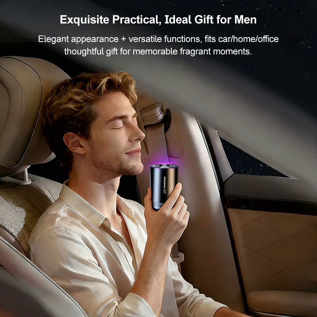 Starry Sky Aroma Diffuser – Dual Nano Atomizer, AI Auto Scent Control | Traverseon