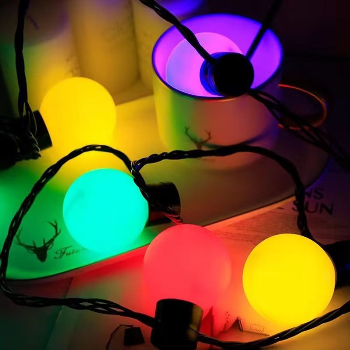 Outdoor Camping LED Globe String Lights IP55 Waterproof Multi-Power | Traverseon