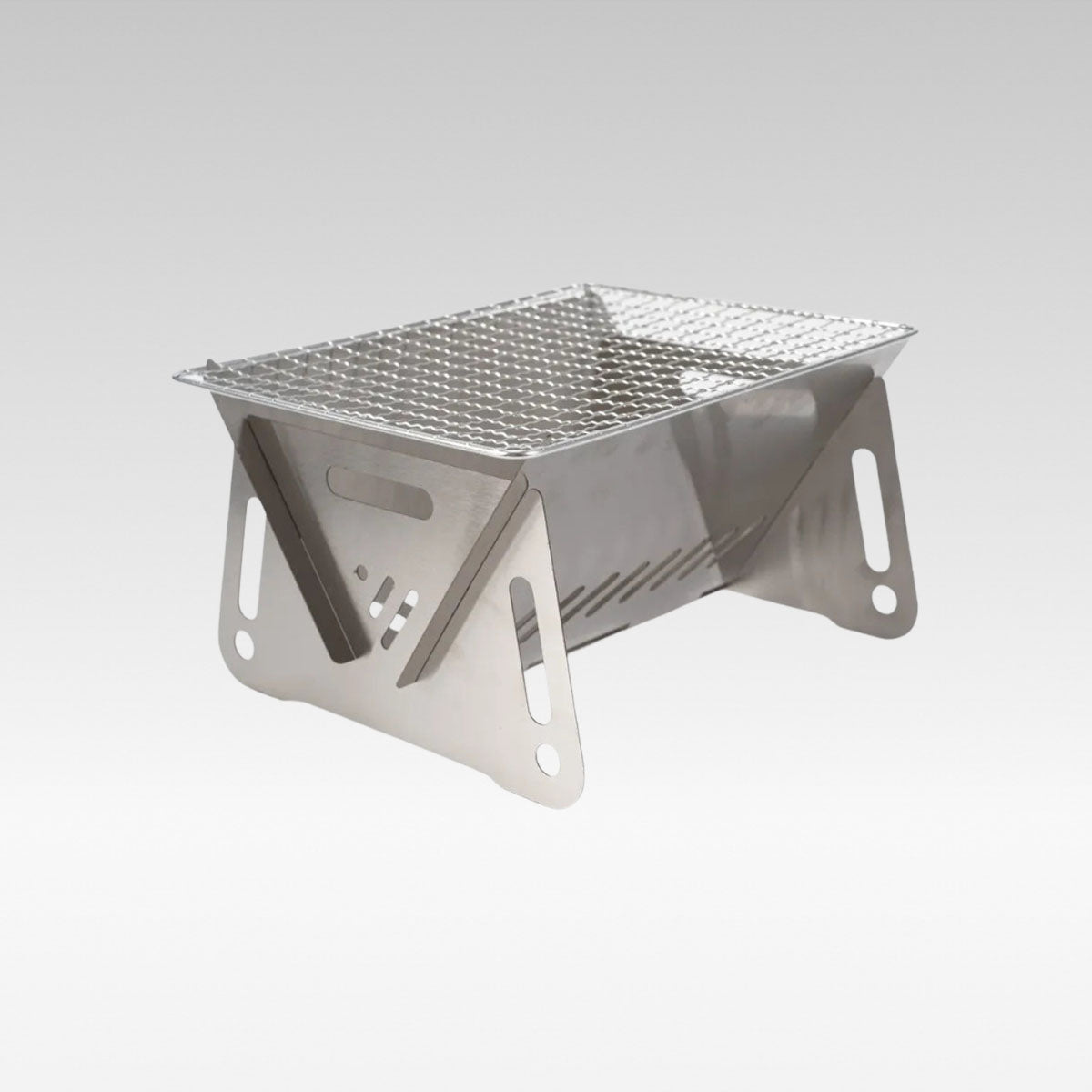 backpacking folding mini grill Traverseon Folding Backpacking Grill