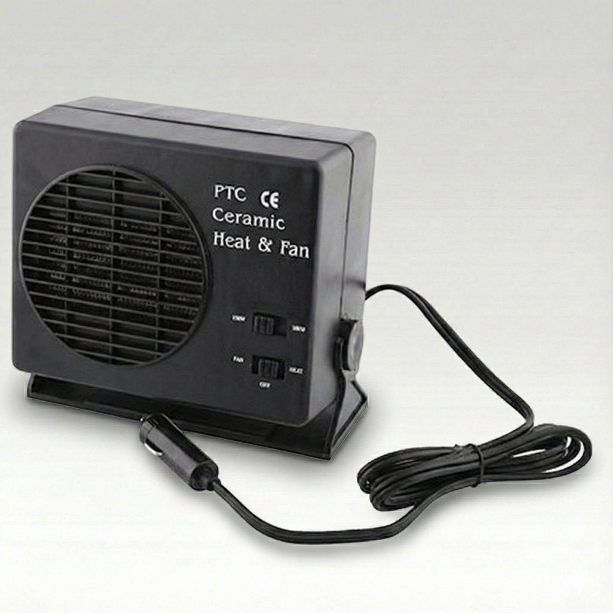 Heater Car 12V Portable Defroster β 150W/300W Cool-Warm PTC Ceramic Fan for Sedans, SUVs | Traverseon