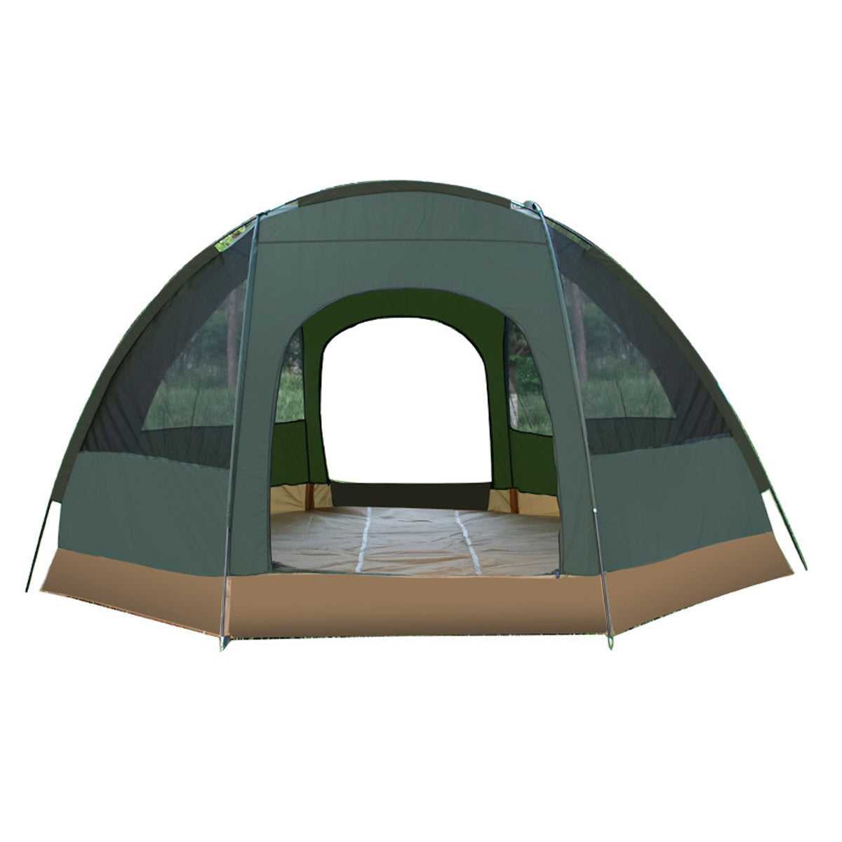 4-Person Camping Tent – 4-Season, 2000mm Waterproof Double Layer | Traverseon