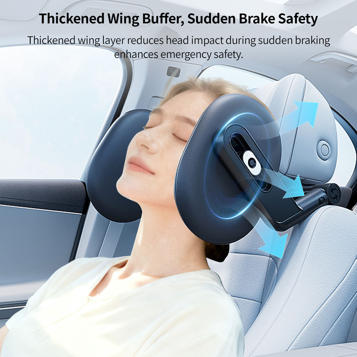 Car Headrest Neck Support – Adjustable Comfort for Travel & Sleep | Traverseon