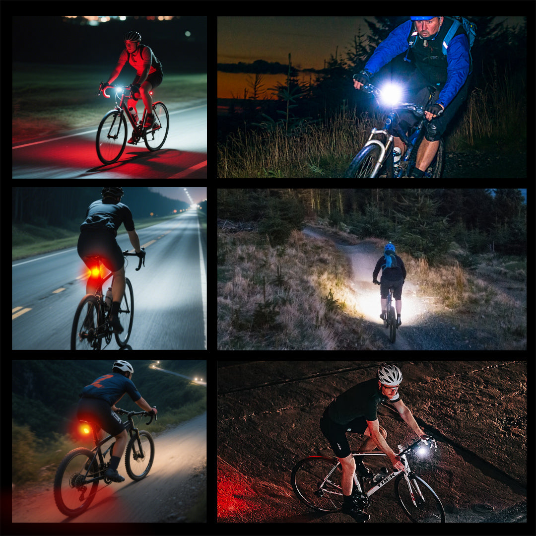 Ultra-long Battery Life and Smart Motion Sensor – 15-Hour Safe Riding Taillight