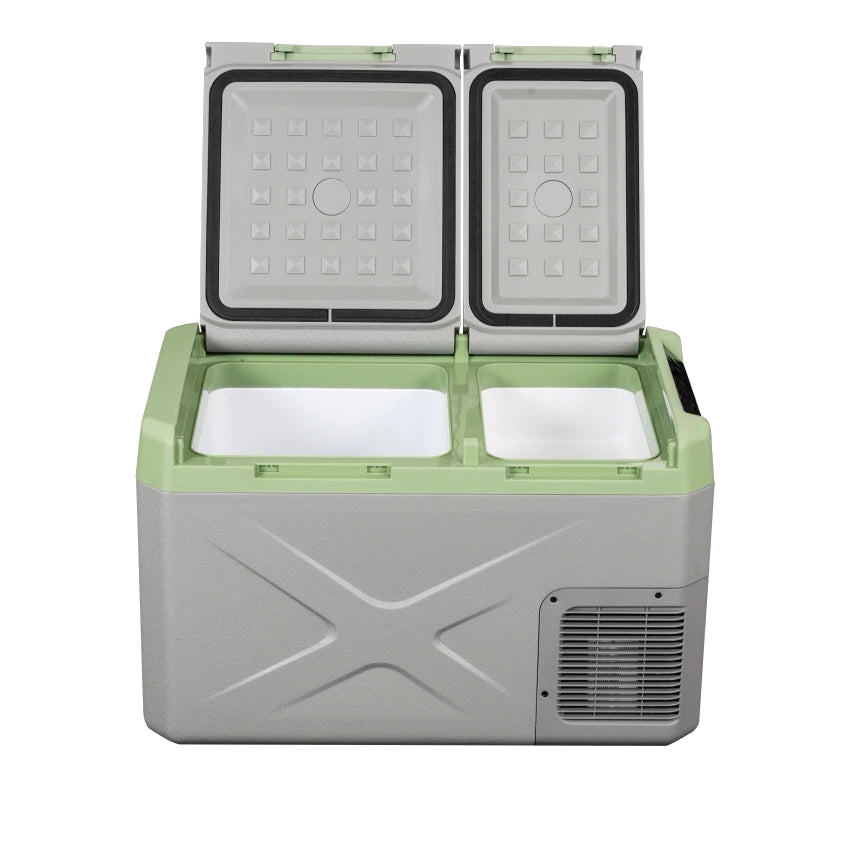 12V Portable Car Fridge 12/24V DC AC – Dual Zone -20°C Freezer Camping RV | Traverseon