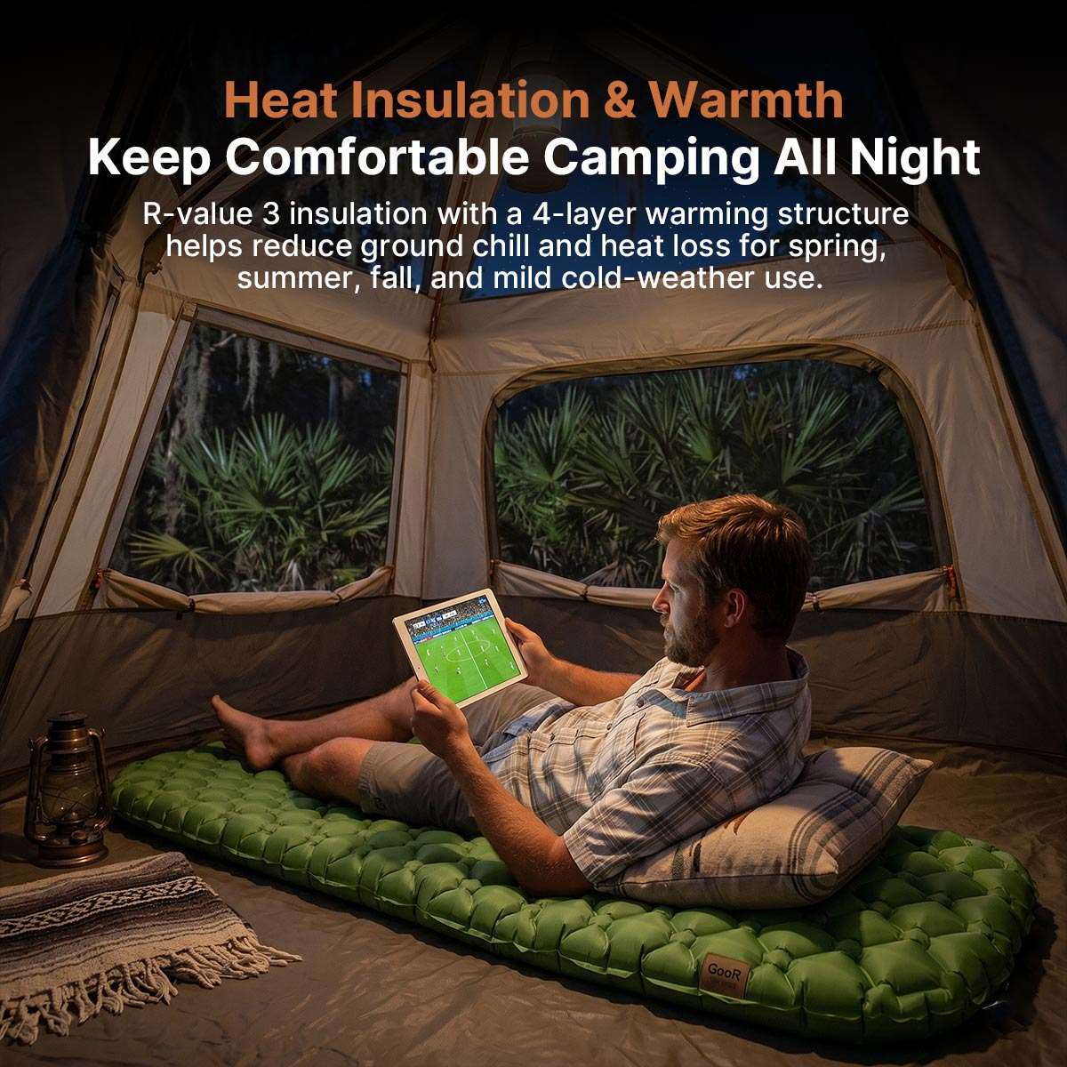 R3 Inflatable Sleeping Pad – Lightweight Insulated Camping Mat | Traverseon