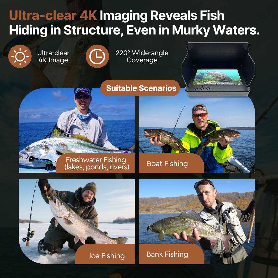 Ultra-Clear 4K Fish Finder