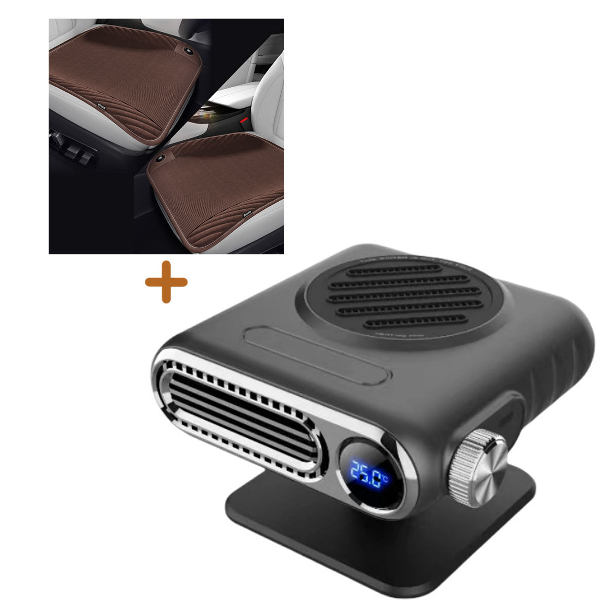 Portable 12V Fast-Heating Car Heater for Winter Driving & Defrosting