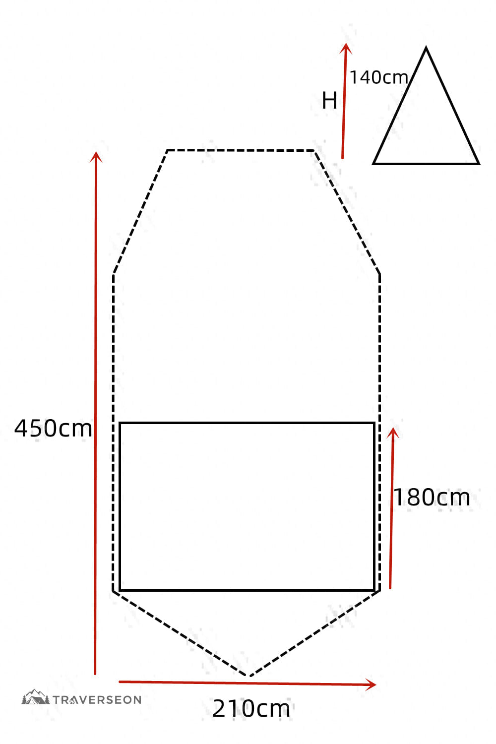 3-Person Camping Tent – Waterproof Lightweight Easy-Setup Canopy | Traverseon