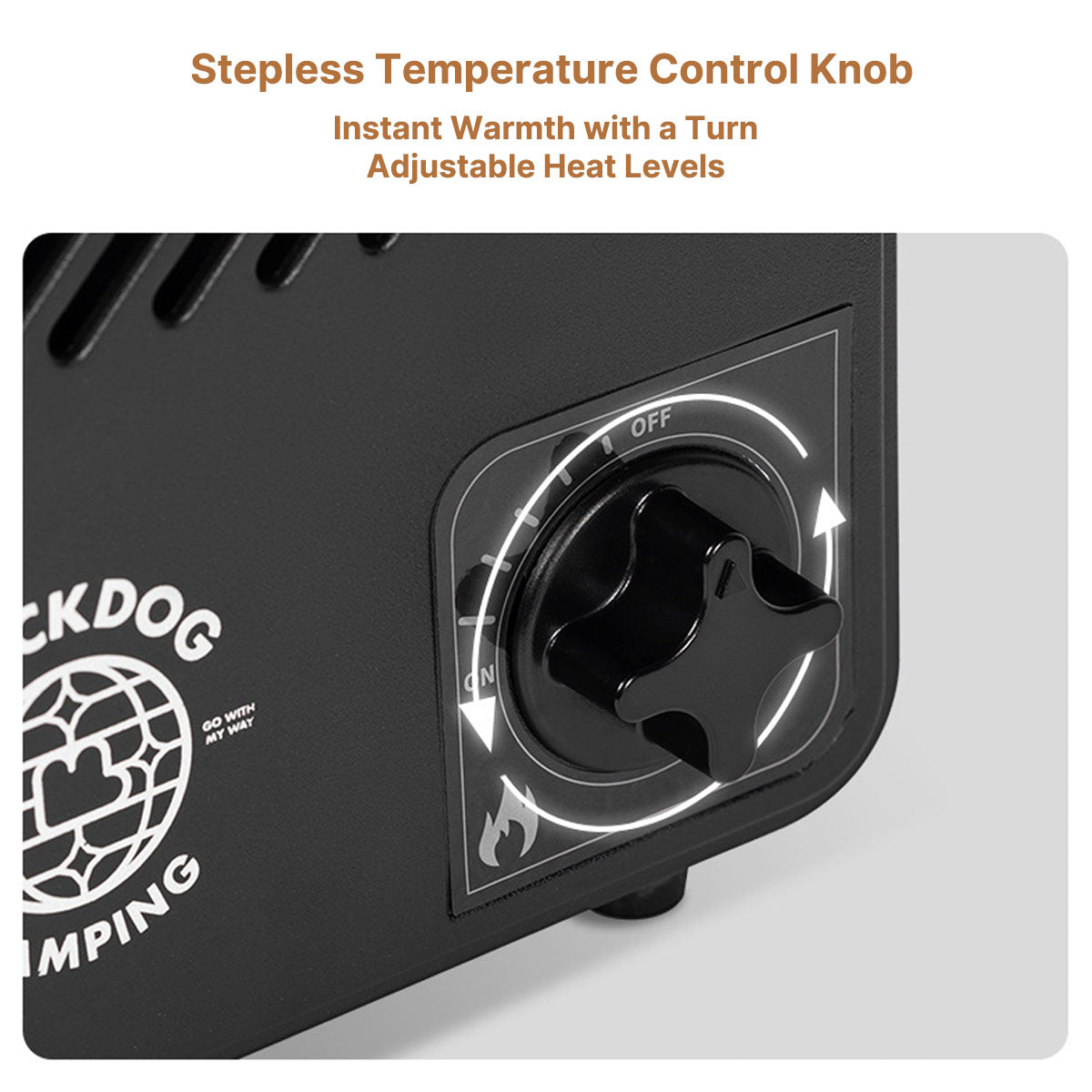 1500W Portable Outdoor Heater, Multi-Function with Boiling & Beverage Warming