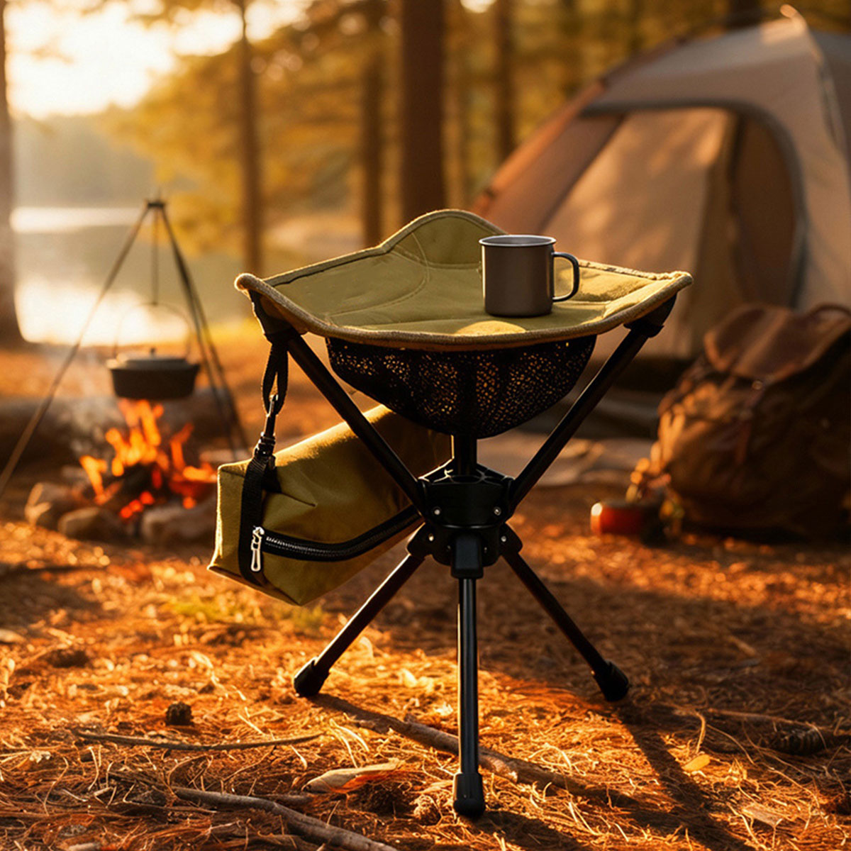 Chair Stool – Hunting Folding Portable 360° Rotating for Camping | Traverseon