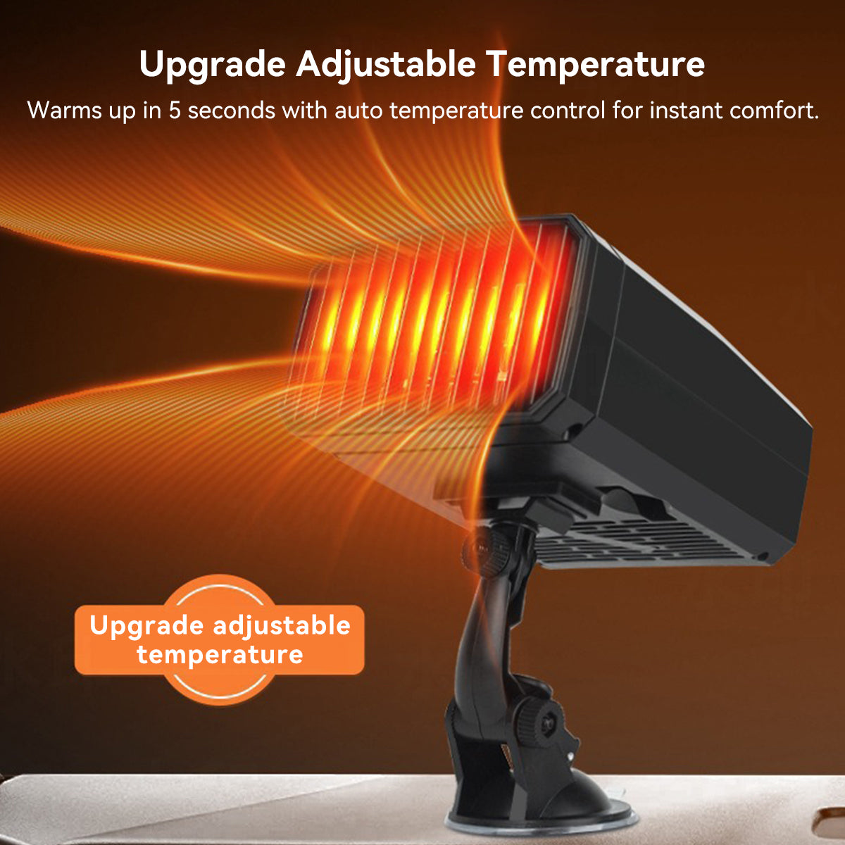 Electric Trike & Quadricycle Heater–5S Rapid Heat, 300W/600W Modes, Easy Install | Traverseon