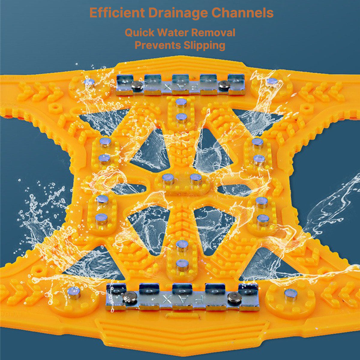 Winter Tire Snow Chain - No Jack Easy Install All-Terrain Traction