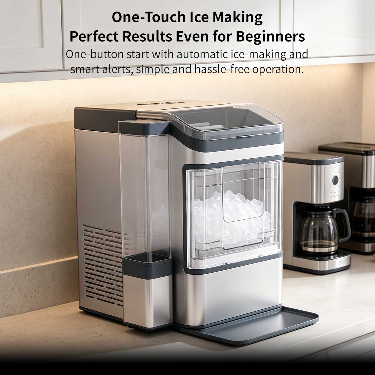 Commercial Portable Ice Maker β 17KG/38LB Fast Self-Clean Countertop Ice Machine | Traverseon