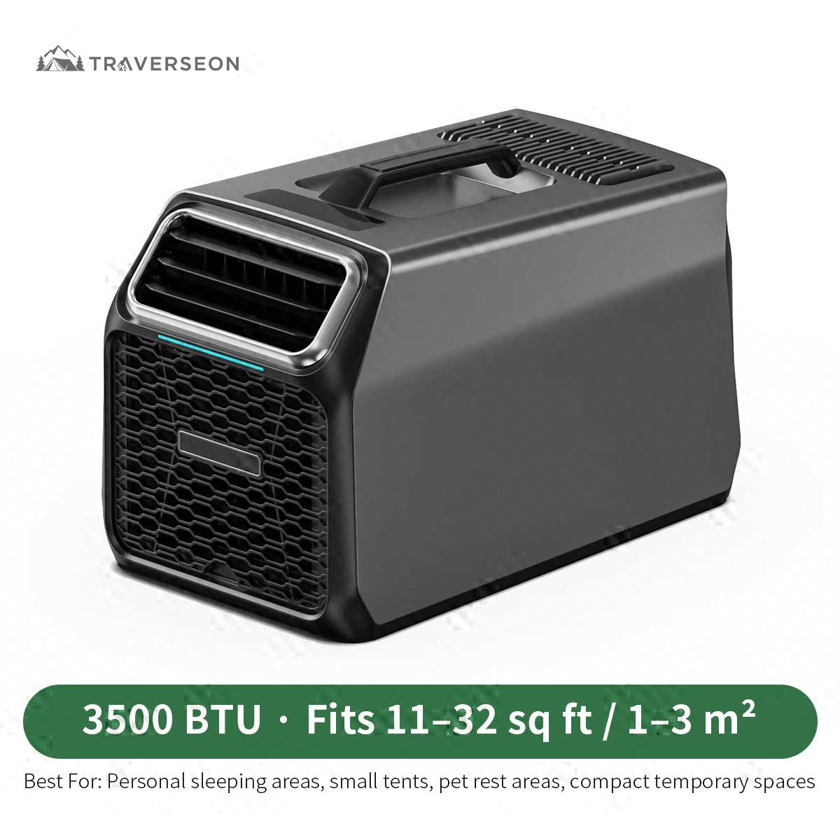 6100 BTU Max Portable Tent Air Conditioner – 110V Camping AC for Tents & RVs | Traverseon