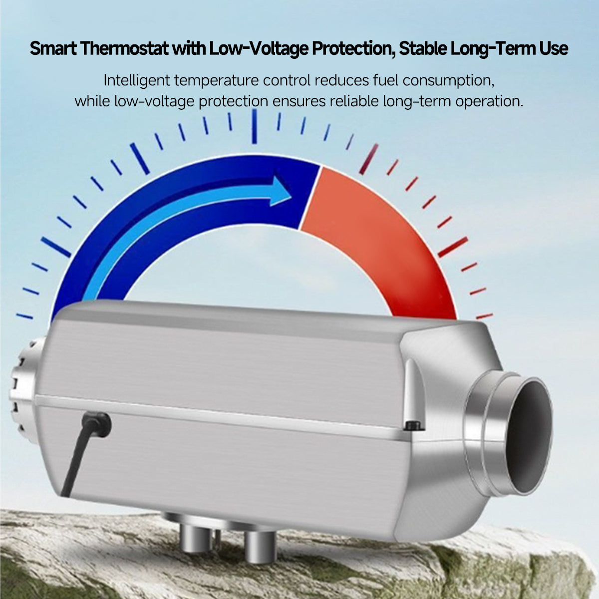 Air Parking Heater β 5000W Diesel Quiet Rapid Heat Portable for Car Truck RV | Traverseon