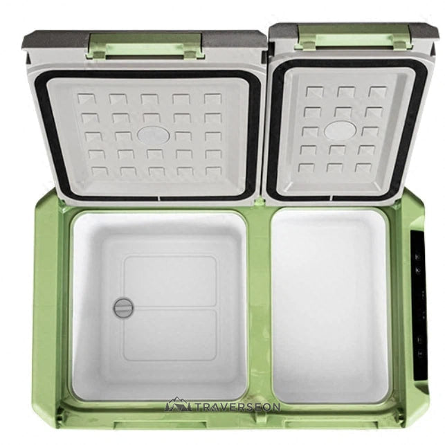 12V Portable Car Fridge 12/24V DC AC – Dual Zone -20°C Freezer Camping RV | Traverseon