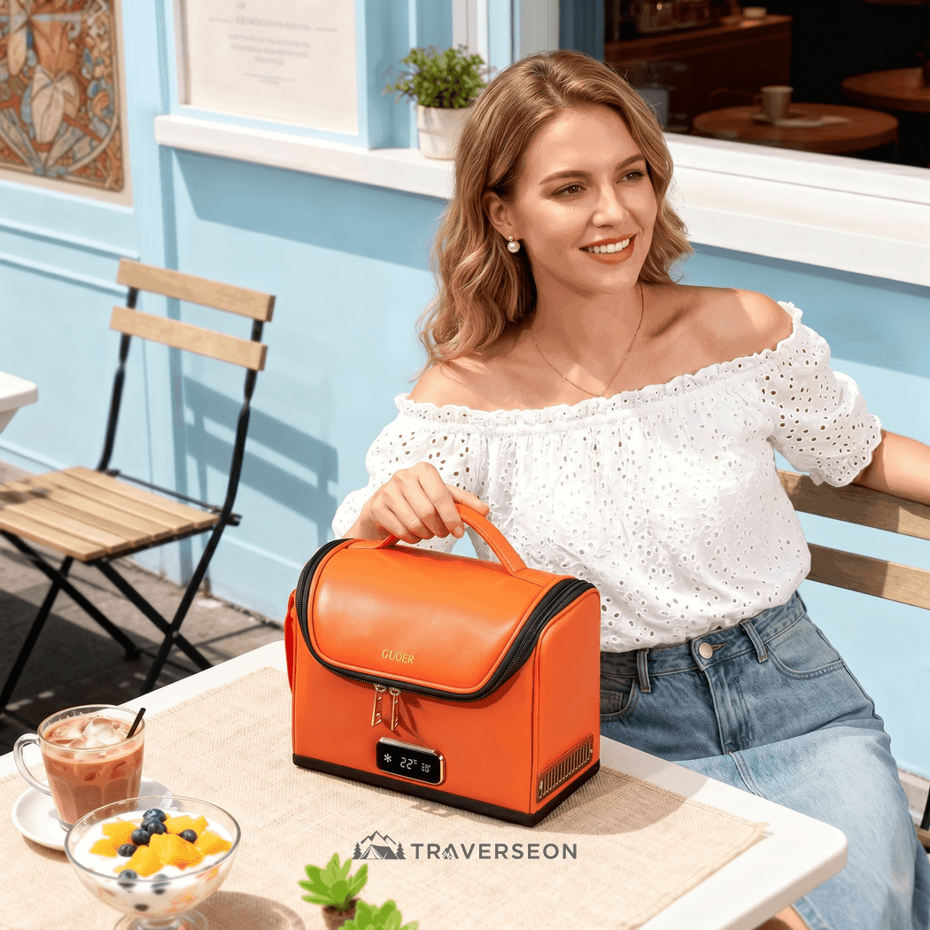 4L Mini Fridge for Car – 12V Portable Cooler & Warmer for Travel | Traverseon