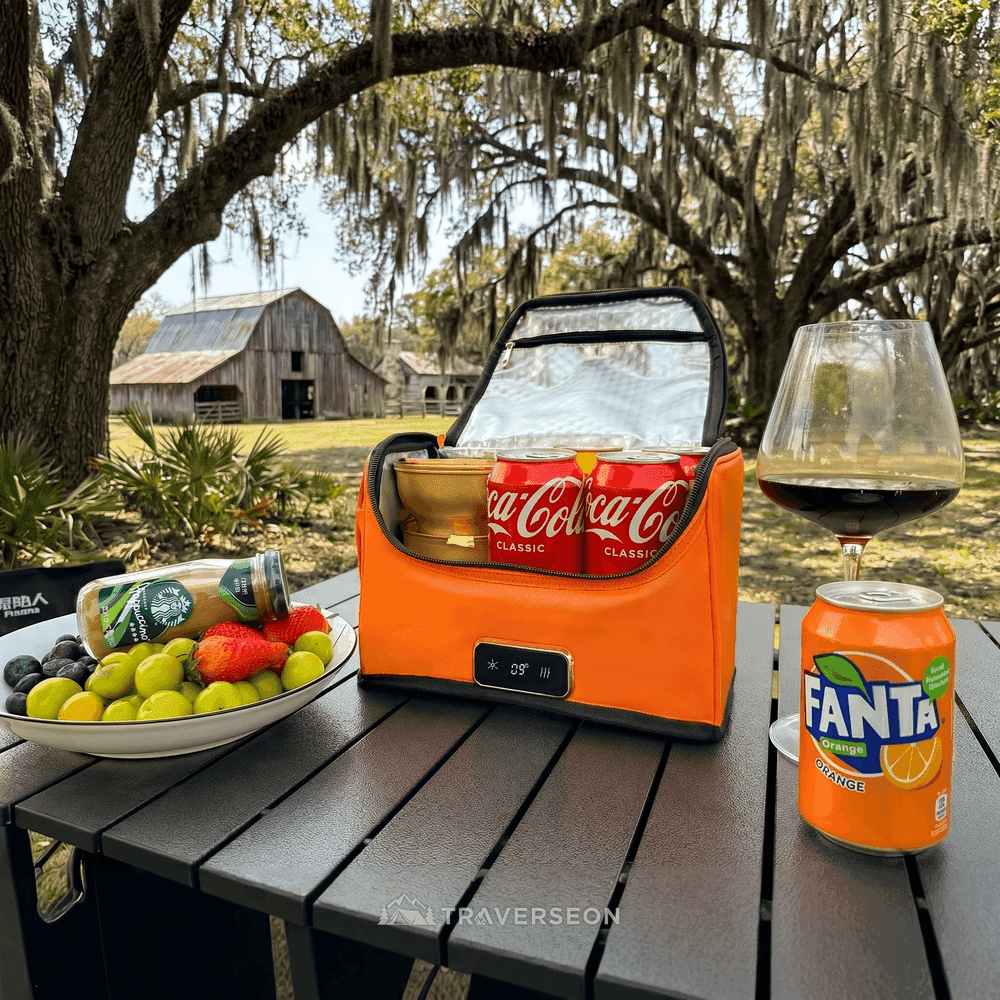 4L Mini Fridge for Car – 12V Portable Cooler & Warmer for Travel | Traverseon
