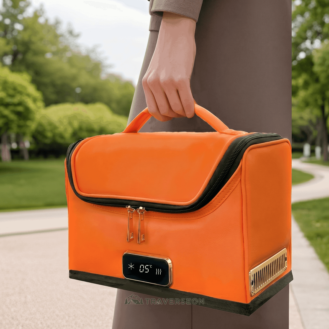 4L Mini Fridge for Car – 12V Portable Cooler & Warmer for Travel | Traverseon