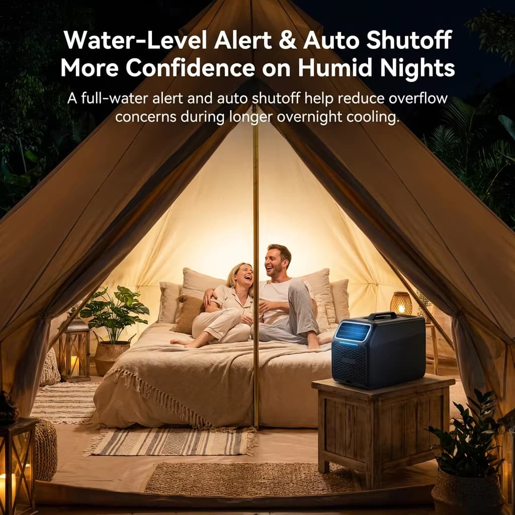 6100 BTU Max Portable Tent Air Conditioner – 110V Camping AC for Tents & RVs | Traverseon