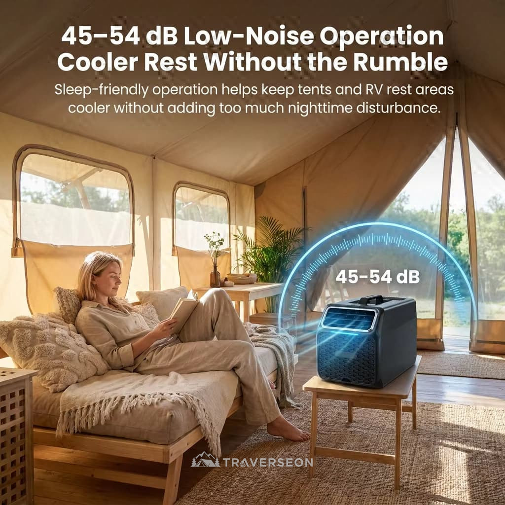 6100 BTU Max Portable Tent Air Conditioner โ 110V Camping AC for Tents & RVs | Traverseon