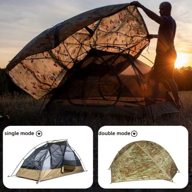 1 Person Backpacking Tent – 4 lb, 3000mm+ Waterproof Double-Wall | Traverseon