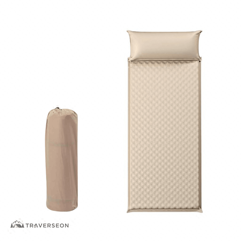 Automatic Inflatable Camping Mattress – Moisture-Proof,Back-Support,Portable|Traverseon