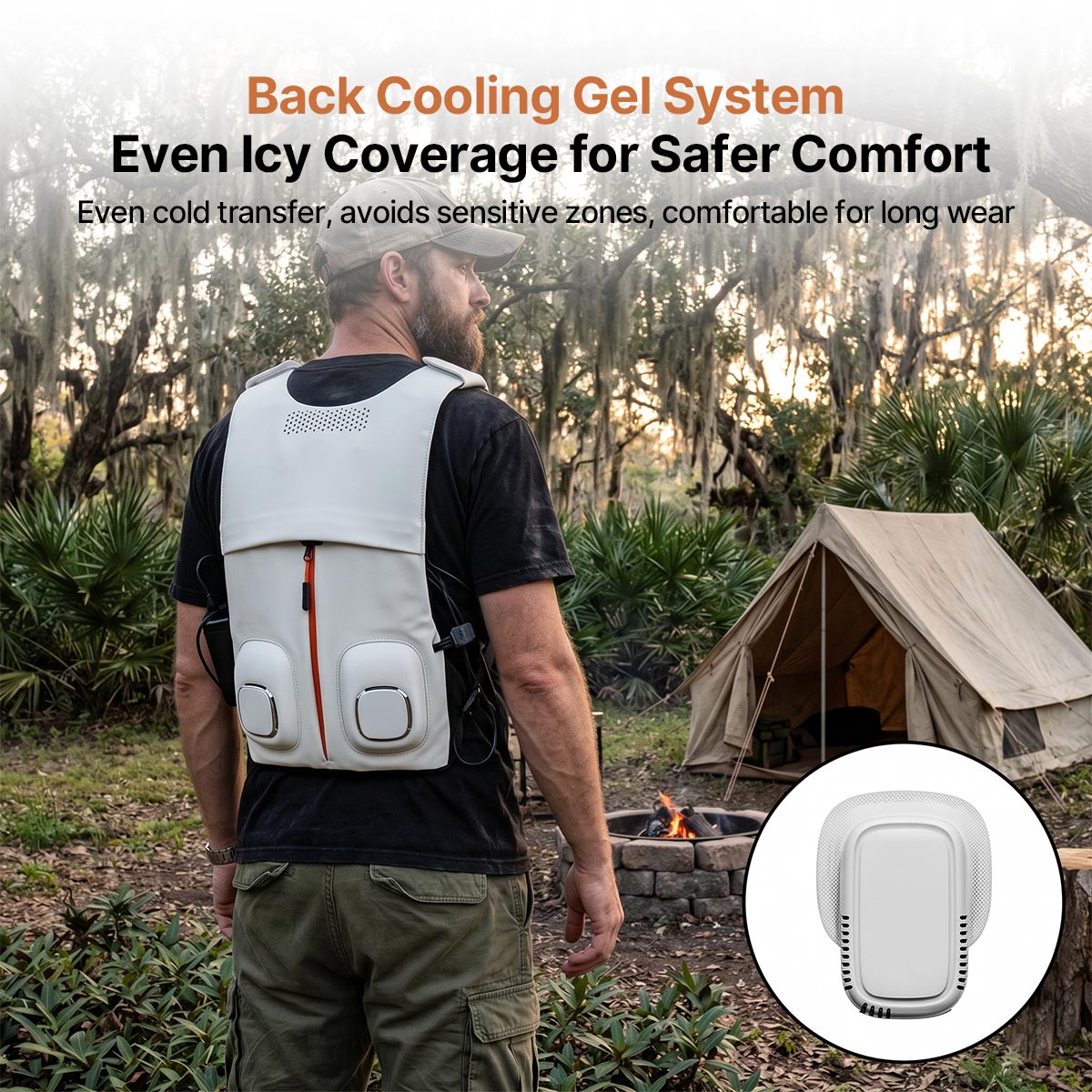 Traverseon Wearable Cooling Vest – TEC Air Conditioner Work Vest