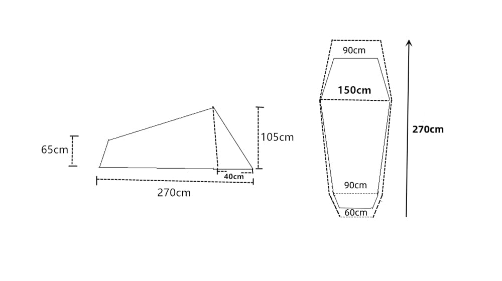 AeroDuo 2P Ultralight Tunnel Tent — 1.58 kg Compact Shelter