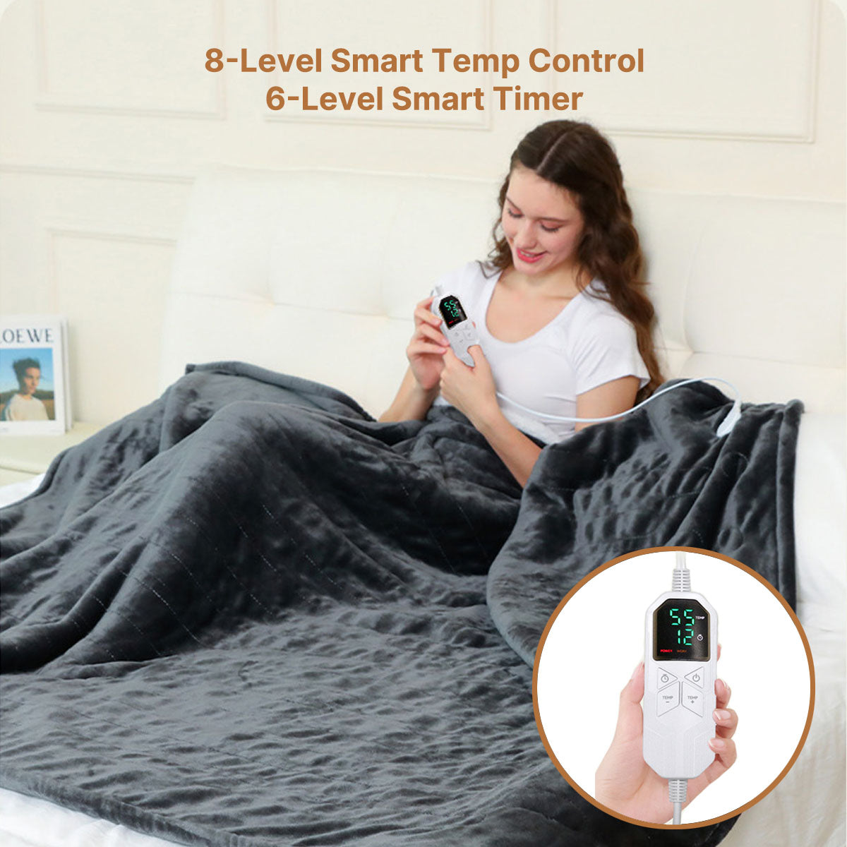 Rapid-Heat Portable Electric Blanket