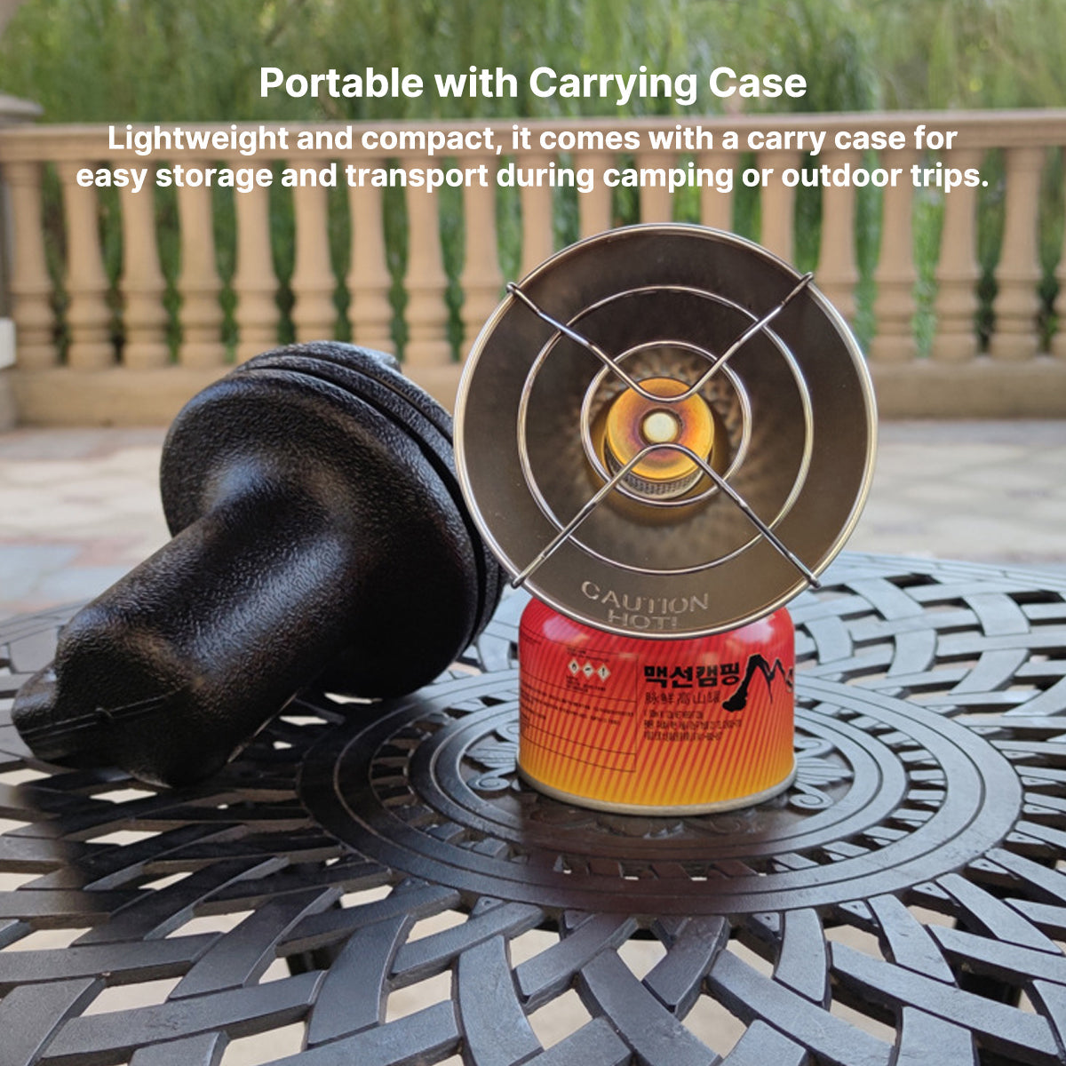 Portable Isobutane Camping Heater – Compact Outdoor Gas Heater | Traverseon