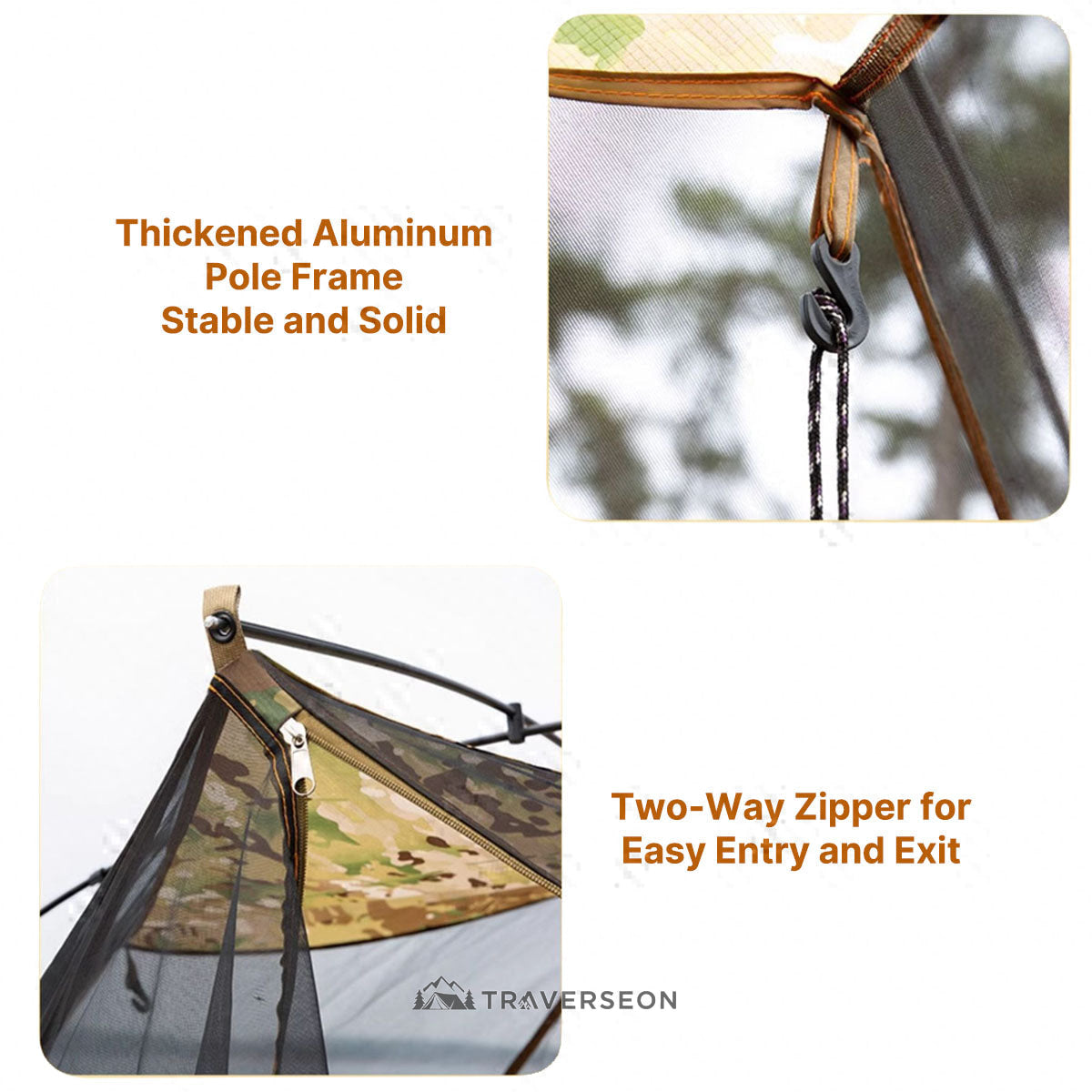 1 Person Backpacking Tent – 4 lb, 3000mm+ Waterproof Double-Wall | Traverseon