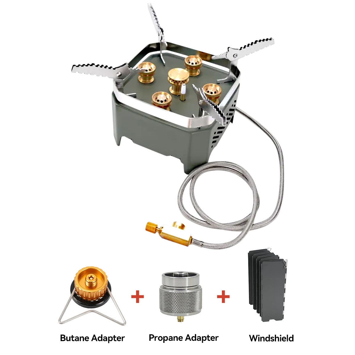 Traverseon BlazeCore™ 13800W Windproof Camping Stove