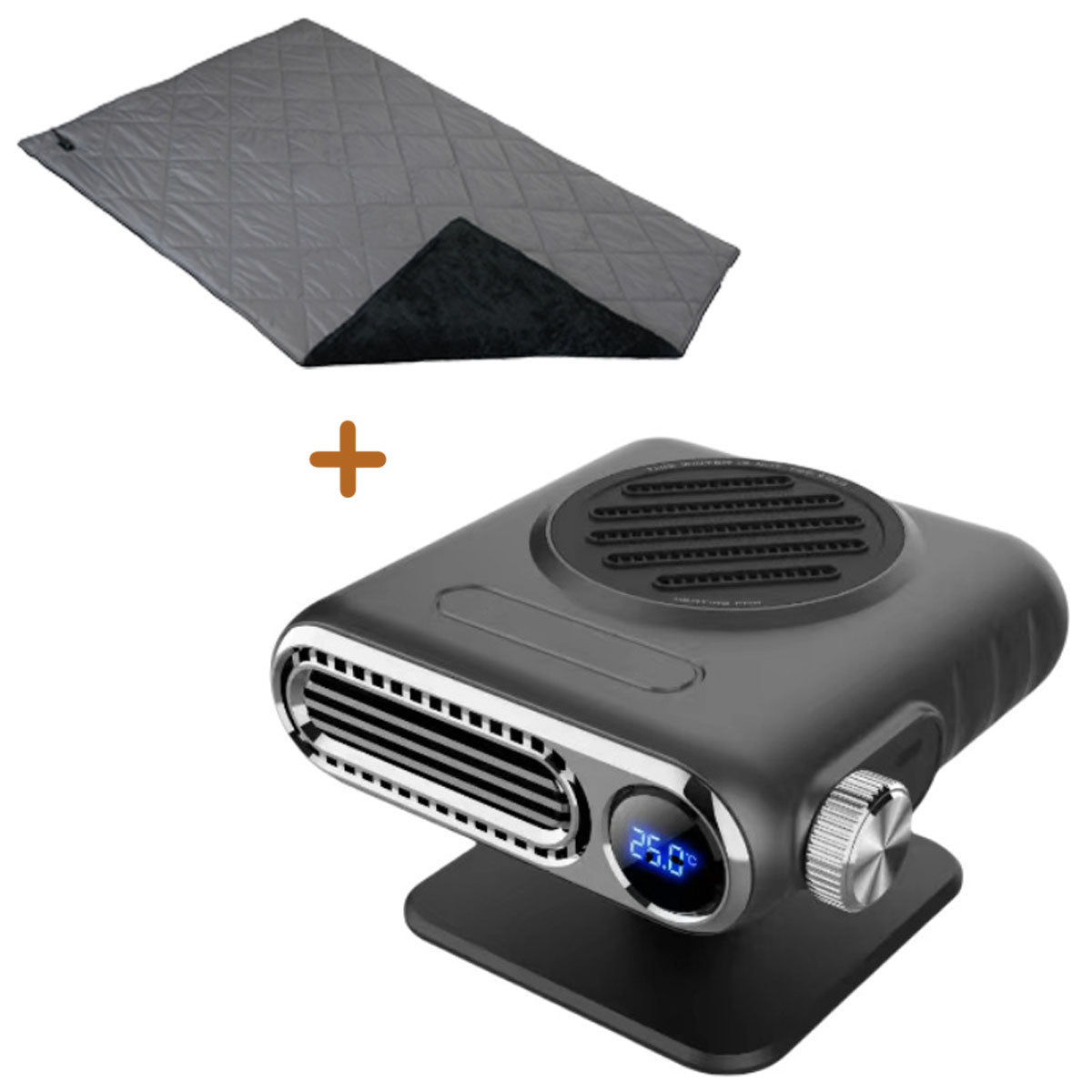 Portable 12V Fast-Heating Car Heater for Winter Driving & Defrosting
