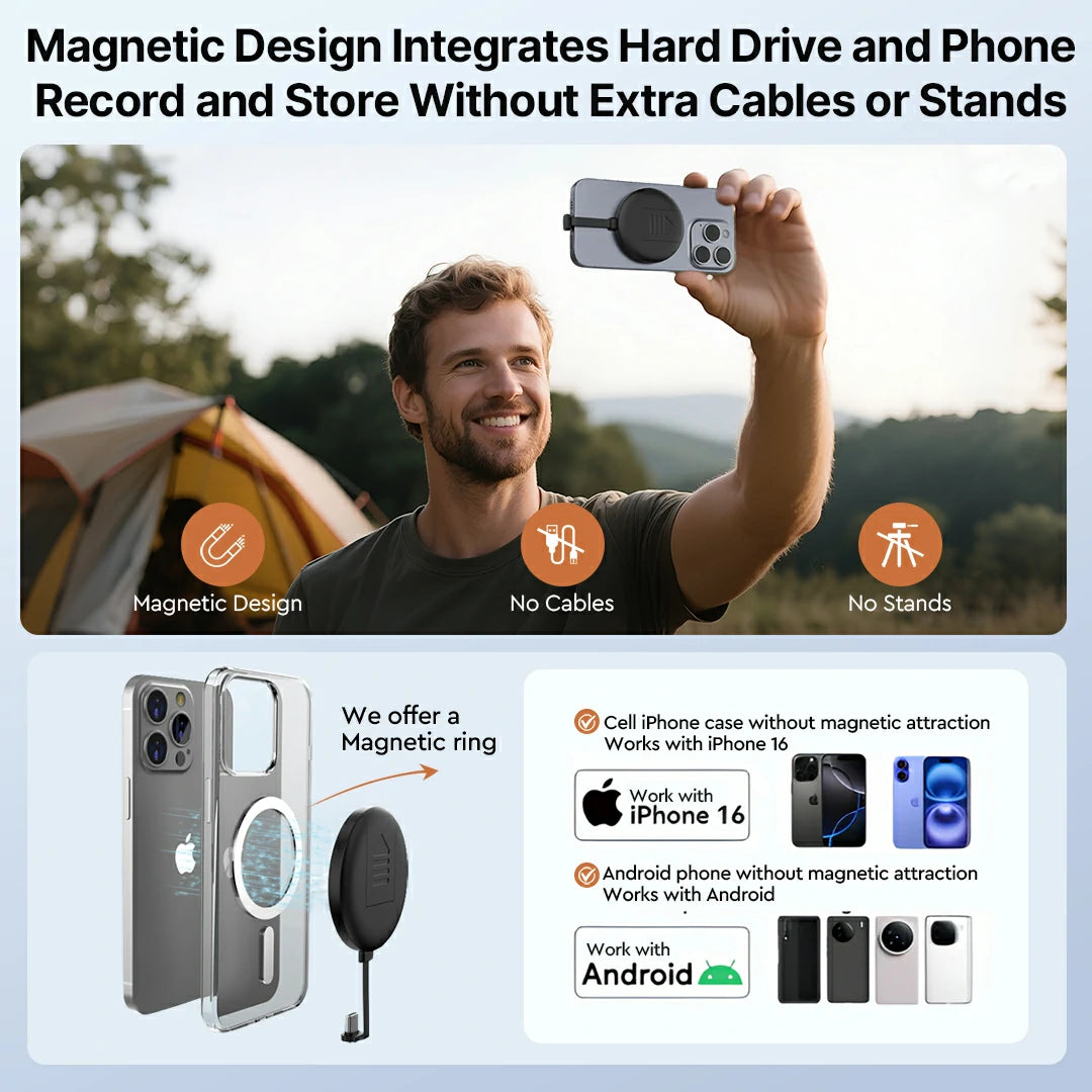 4K ProRes & Ultra-light Magnetic Hard SSD
