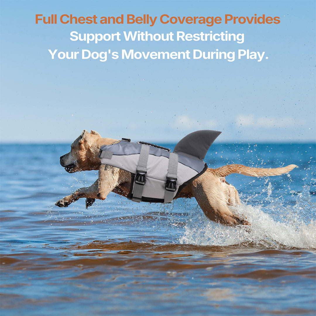 Full Chest and Belly Protection Dog Swimming Life Vest