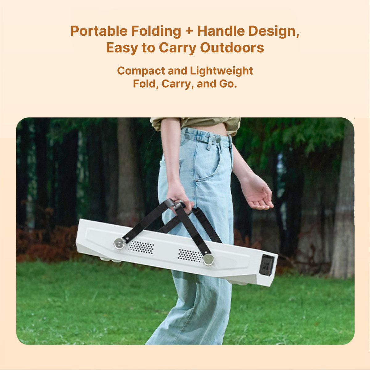 Portable Stainless Steel Grill – Foldable 3-7 People BBQ | Traverseon