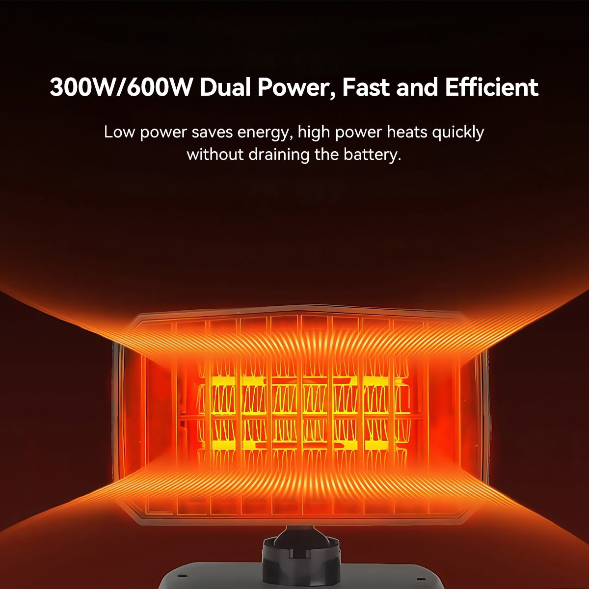 Electric Trike & Quadricycle Heater–5S Rapid Heat, 300W/600W Modes, Easy Install | Traverseon