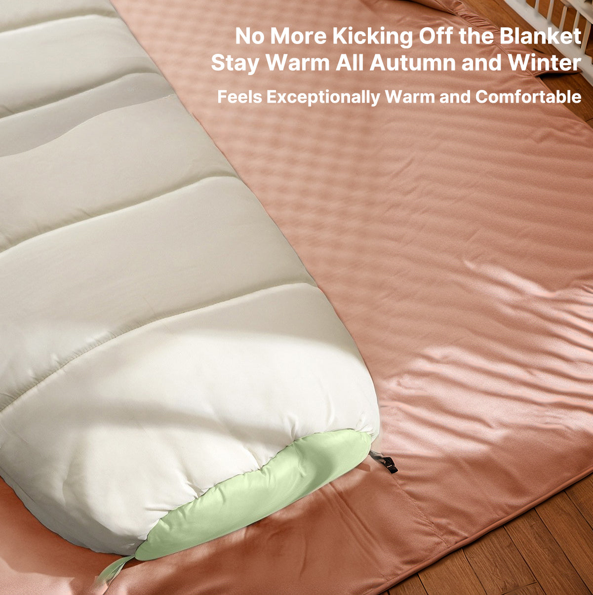 Nylon Adult Mummy Sleeping Bag, 1.8kg Lightweight & Waterproof, Suitable for Temperatures Above -10°C